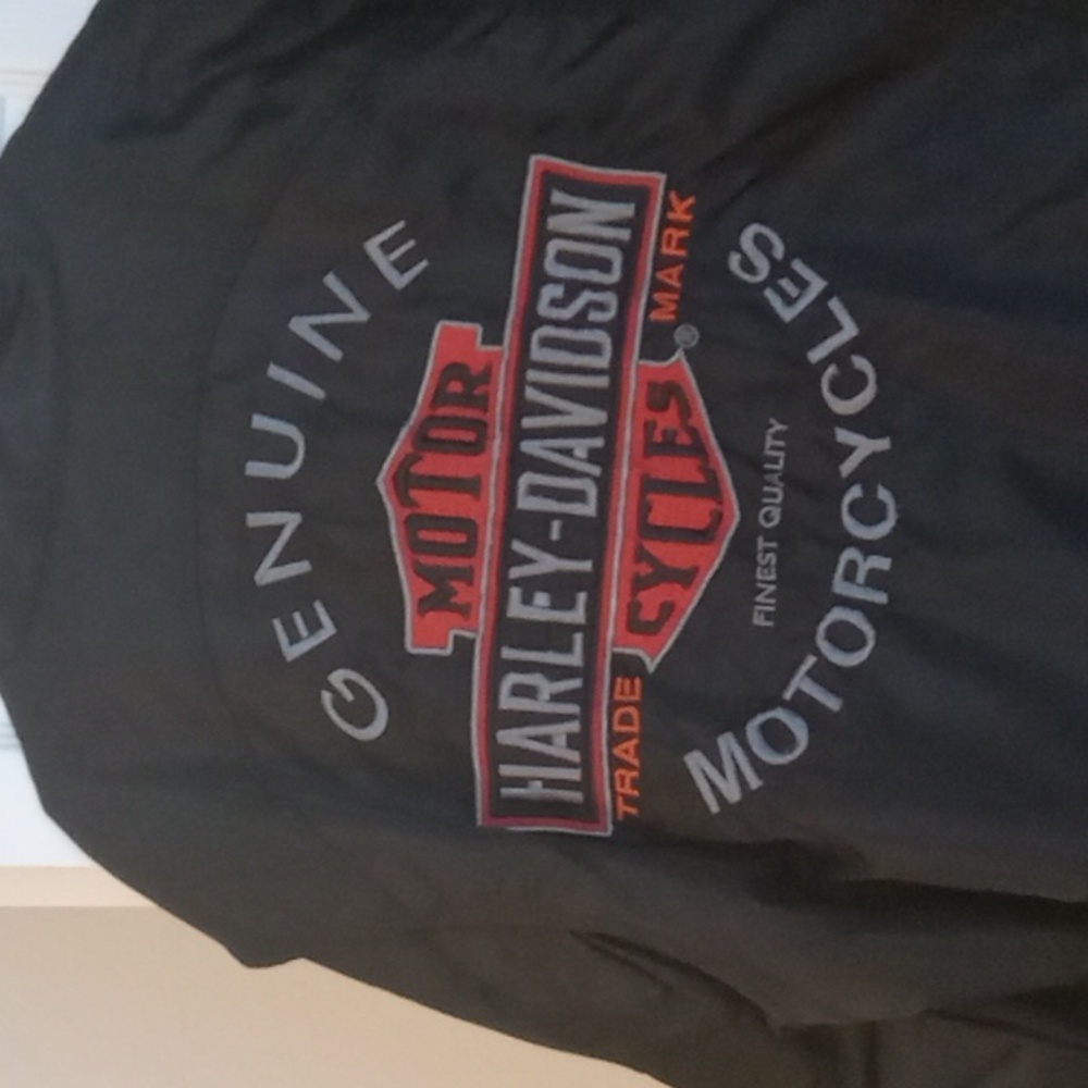 Large Nylon Harley Davidson Jacket - image 3